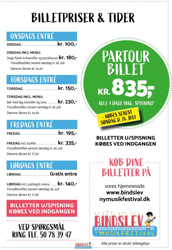 2026 07 29 bindslev billetpriser
