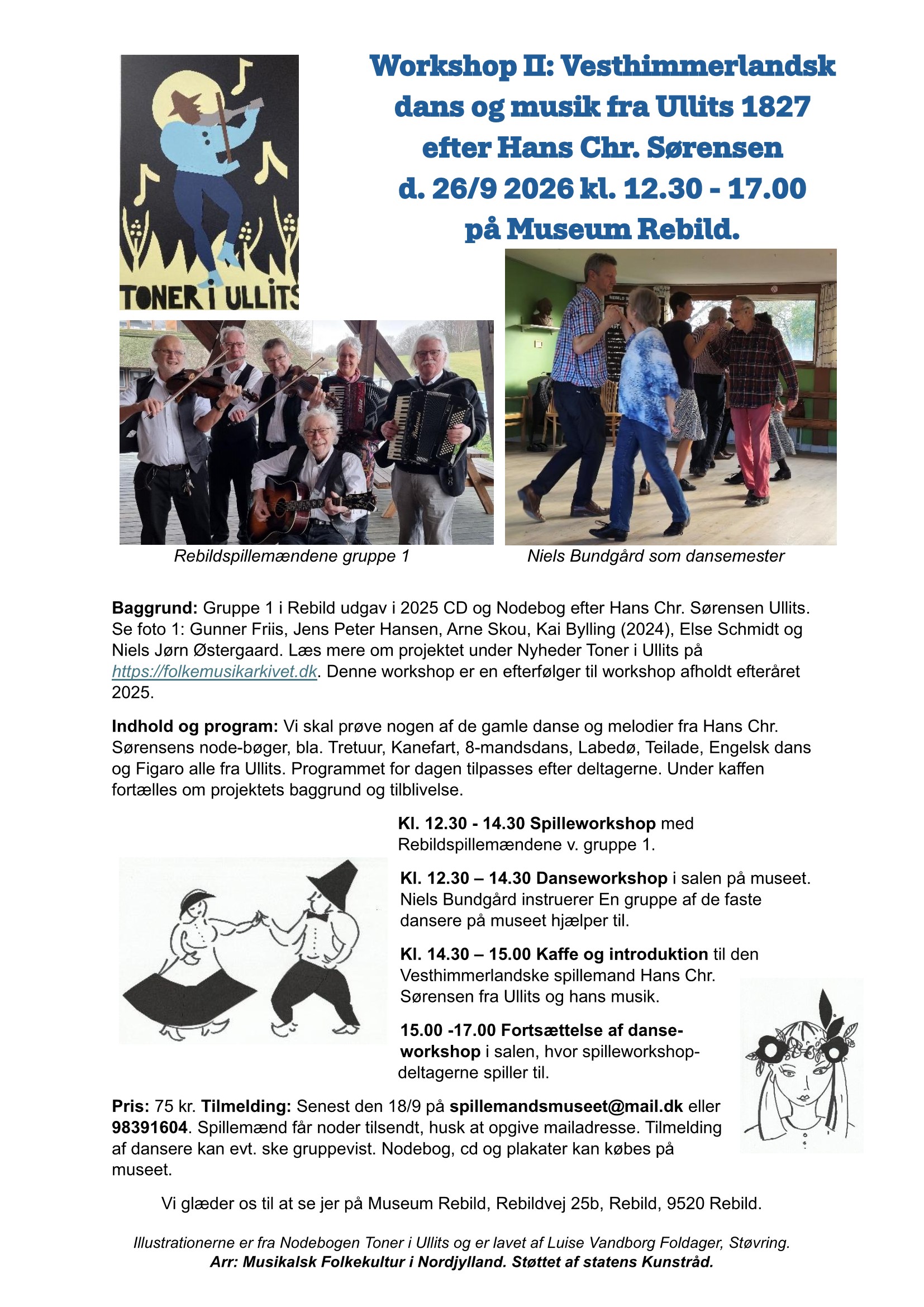 2026 09 26 Workshop spillemandsmuseet vesthimmerlands dans og musik